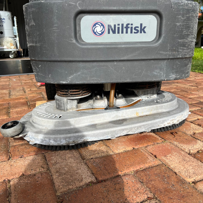 Secondhand Nilfisk BA855 36V Battery Operated Automatic Floor Scrubber Drier