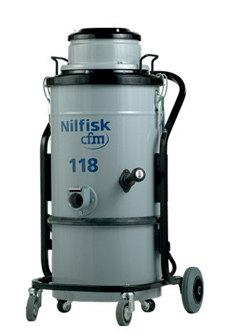 NilfiskCFM 118 Tough 1000 Watt Industrial Vacuum Cleaner Free Delivery Aust Wide!! - TVD The Vacuum Doctor