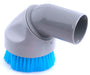 Nilfisk Domestic Vacuum Cleaner AntiAllergenic Blue Bristled Round Dust Brush - TVD The Vacuum Doctor