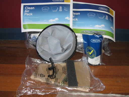 PACVAC Backpack Vacuum Cleaner Clean Air Filter Pack SEK001 - TVD The Vacuum Doctor