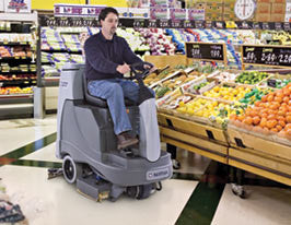 Battery Electrical and Engine Powered Rider Floor Scrubber Driers And Parts