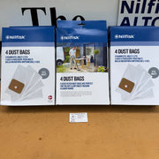 Nilfisk Multi 20 Wet and Dry Vacuum Cleaner Synthetic Dustbags Box of 4 - The Vacuum Doctor