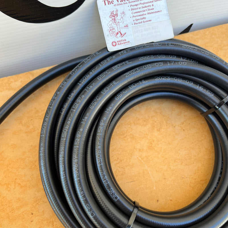 Nilfisk C125.4 Domestic Pressure Washer 8 Meter DN6 Steel Braided Hose For Reel