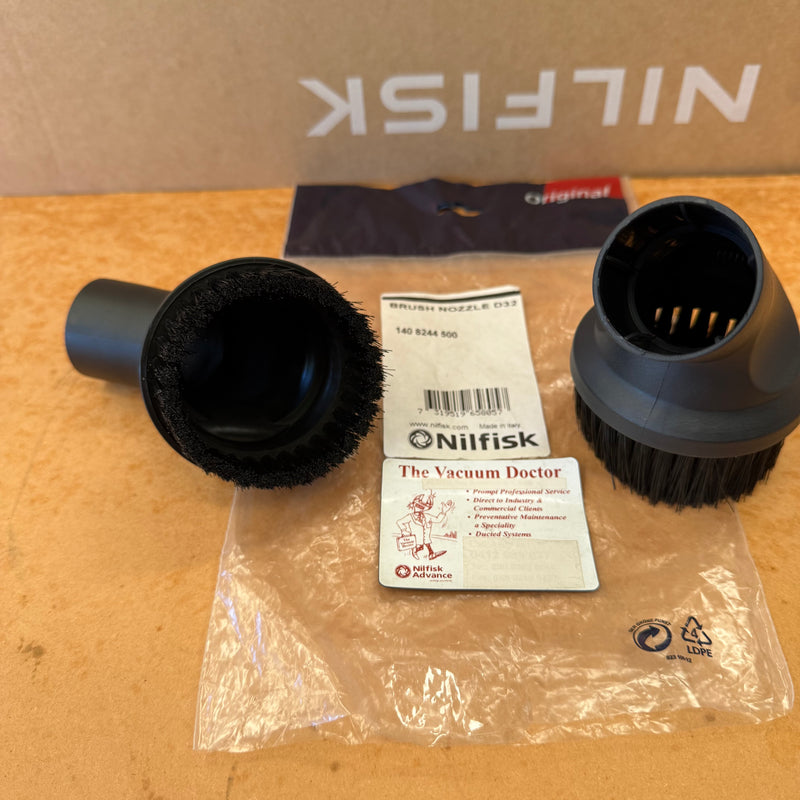 Nilfisk VP300 and VP600 And Other Commercial Vacuum Cleaner 32mm Black Round Brush