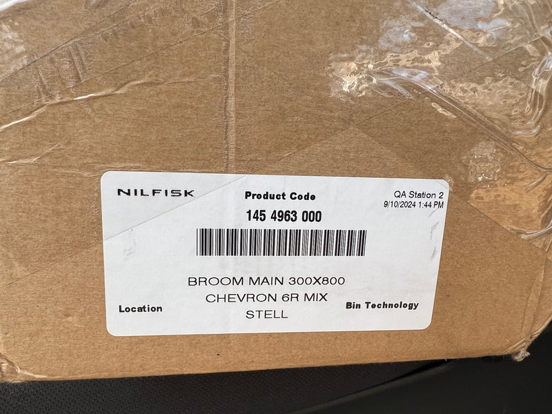 Nilfisk SR1300 And ALTO R680 Rider Sweeper 6R Steel Mix Main Broom - The Vacuum Doctor