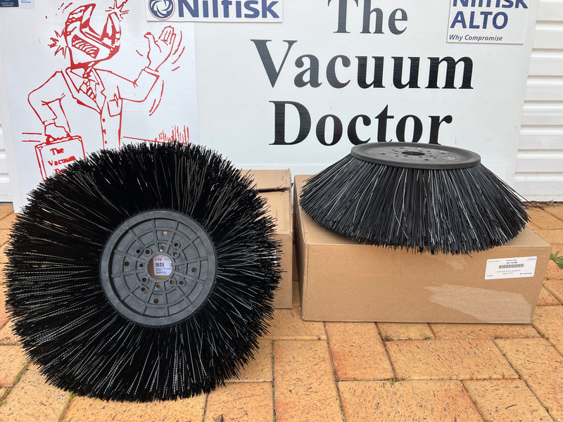 Nilfisk-ALTO R580B and SR1300 Rider Sweeper 280 x 500 Steel Mix Sweeper Side Broom - The Vacuum Doctor