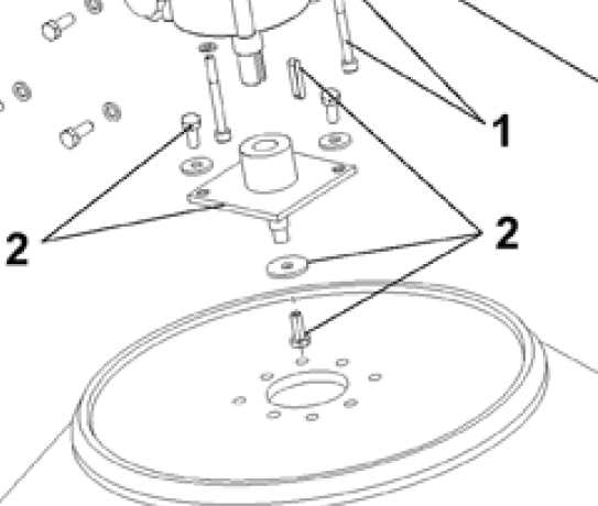 Nilfisk SR1300B And Other Rider Sweeper Side Broom Mounting Hub Plinth - The Vacuum Doctor