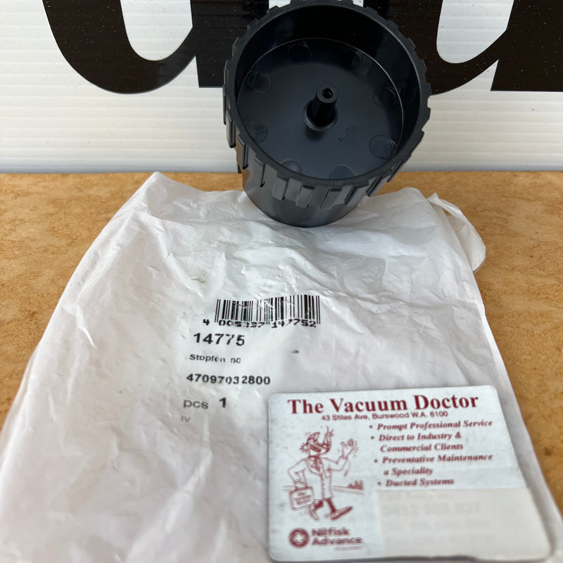 Nilfisk-ALTO 50mm Container Inlet Plug To Seal Against Release Of Hazardous Dust