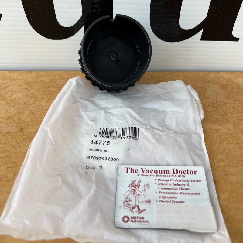 Nilfisk-ALTO 50mm Container Inlet Plug To Seal Against Release Of Hazardous Dust