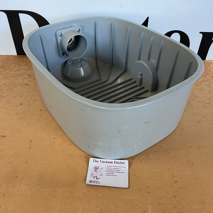 Nilfisk GM90 and GS90 Lower Dustbag Container In Grey Without Wheels