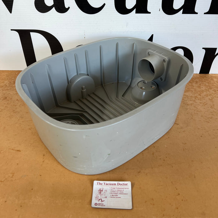 Nilfisk GM90 and GS90 Lower Dustbag Container In Grey Without Wheels