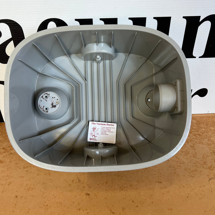 Nilfisk GM90 and GS90 Lower Dustbag Container In Grey Without Wheels