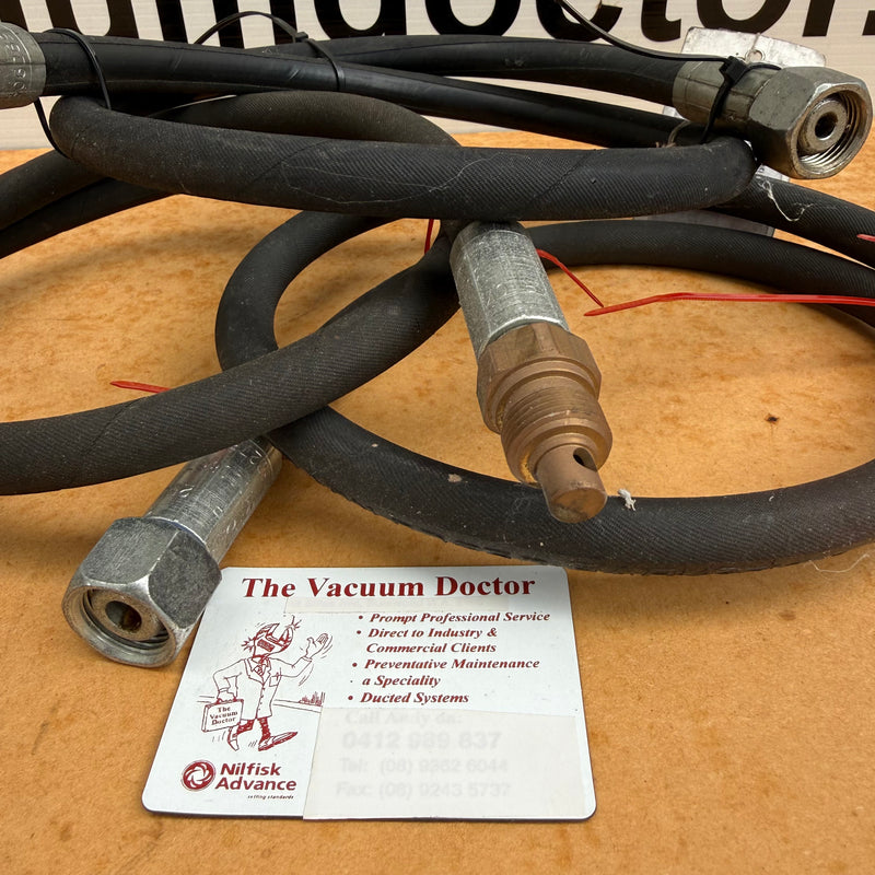 HD Schlauch DN8 HP Hose 880mm Long Probably From The Unloader Valve Of A Nilfisk Gerni or Kew Brand Of Hot Water Pressure Washer