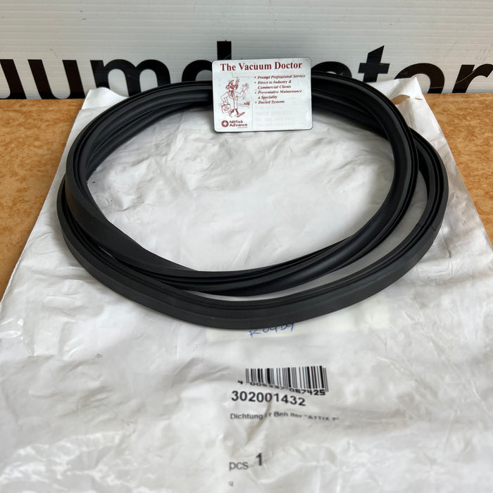 Nilfisk IVB7 and IVB9 and ALTO Attix 7 and Attix 9 Series Vacuum Cleaner Container To Adapter Ring Gasket