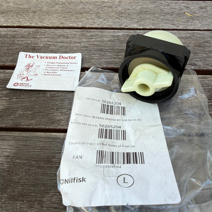 Nilfisk-Advance AX410 Roller Brush Replacement Bearing Spindle Kit NO BRUSH