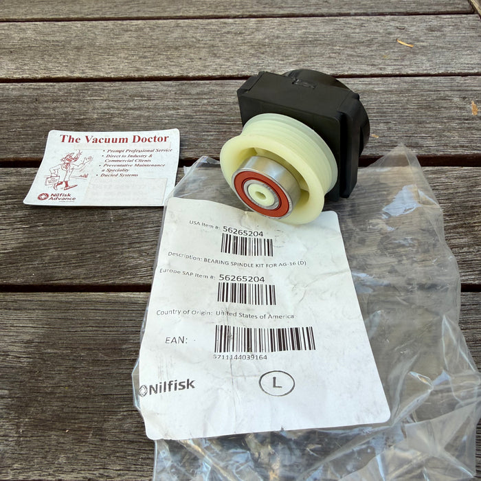 Nilfisk-Advance AX410 Roller Brush Replacement Bearing Spindle Kit NO BRUSH