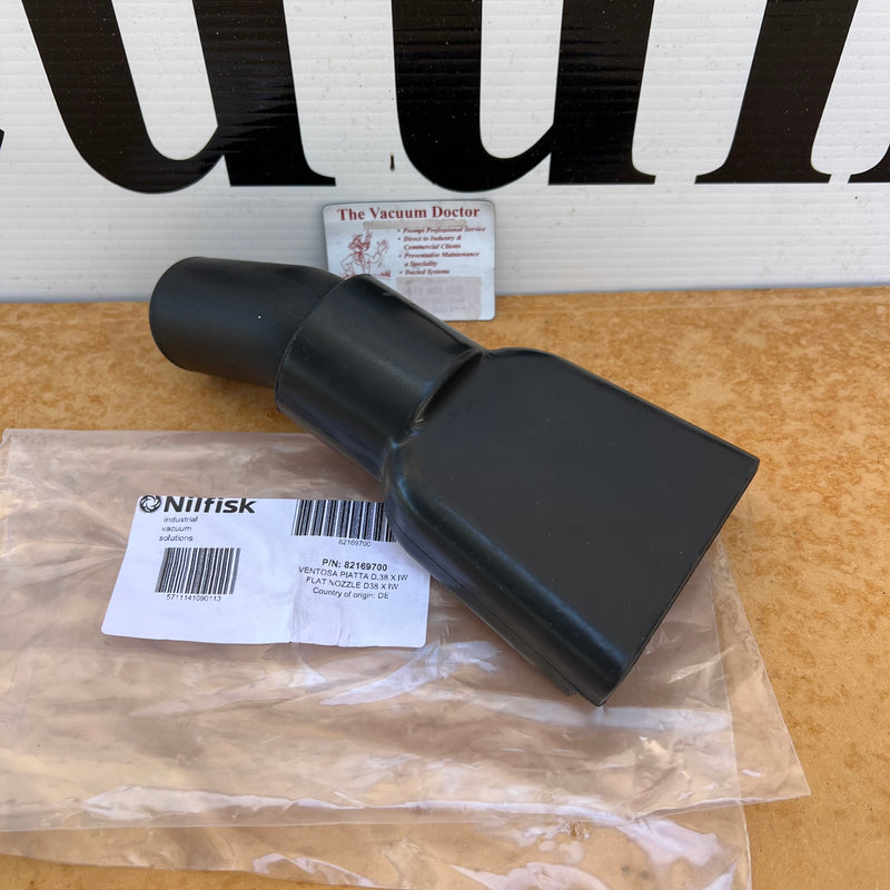 Nilfisk and Tellus Industrial Vacuum Cleaner 38mm Black Gulper Nozzle