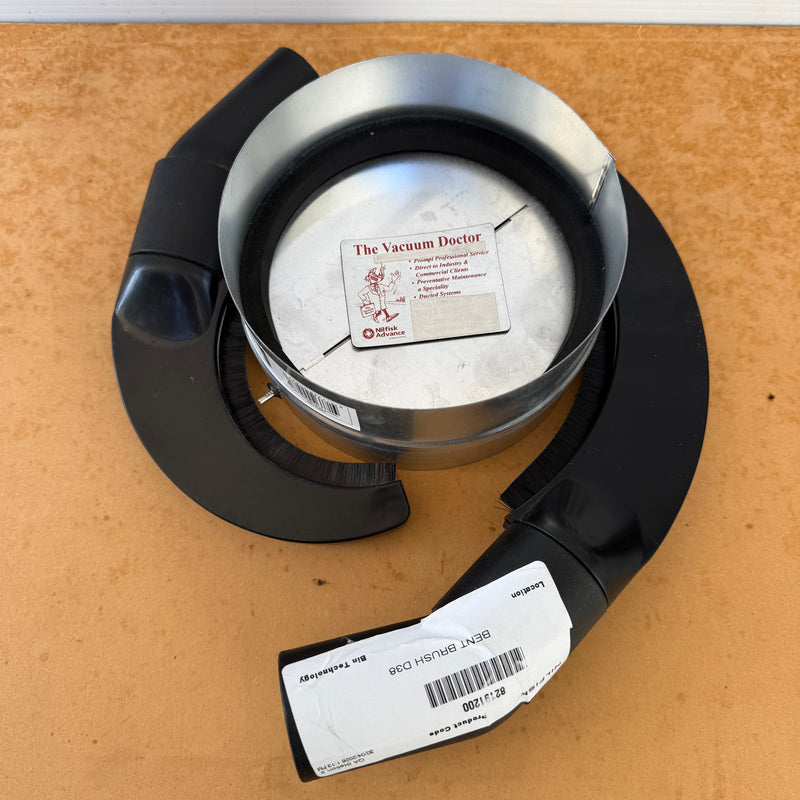 Nilfisk 38mm Curved Brush For Overhead Vacuuming Up To 200mm Diameter Pipes