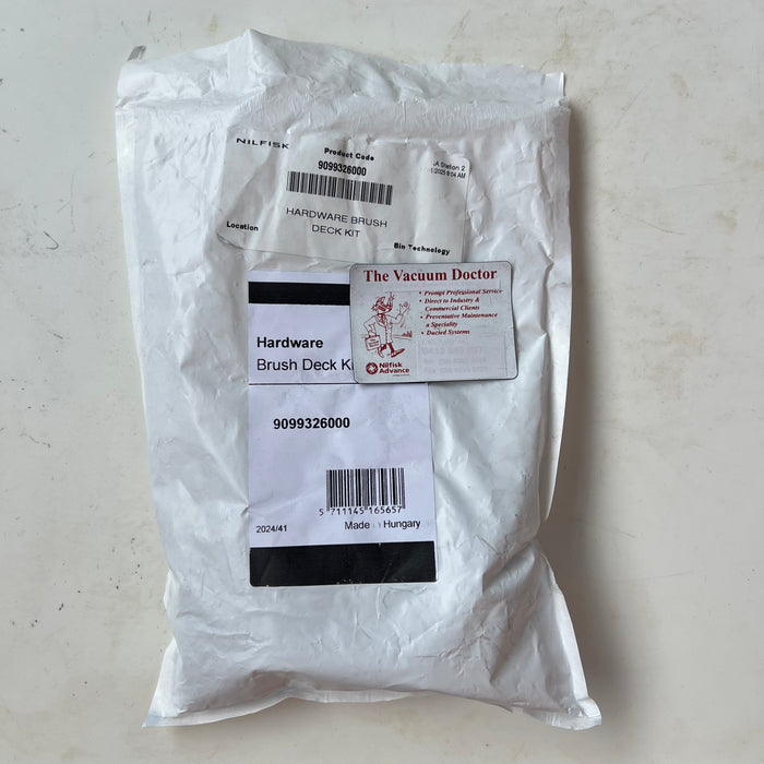 Nilfisk SC450 Battery Operated Floor Scrubber Drier Scrub Deck Hardware Kit K2