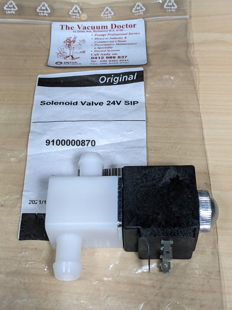 Nilfisk SC401B Battery Operated Floor Scrubber Drier 24V Solenoid Valve - The Vacuum Doctor