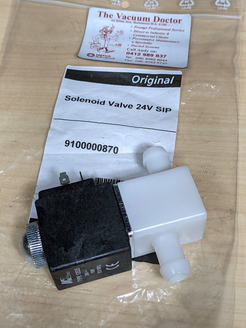 Nilfisk SC401B Battery Operated Floor Scrubber Drier 24V Solenoid Valve - The Vacuum Doctor