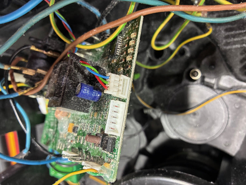 Nilfisk-ALTO Attix 791-2M/B1 Wet and Dry Vacuum Cleaner PCB and Rotary Switch