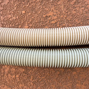 12 Metre Length 32mm Good Quality Domestic Beige Ducted Vacuum Hose Complete - The Vacuum Doctor