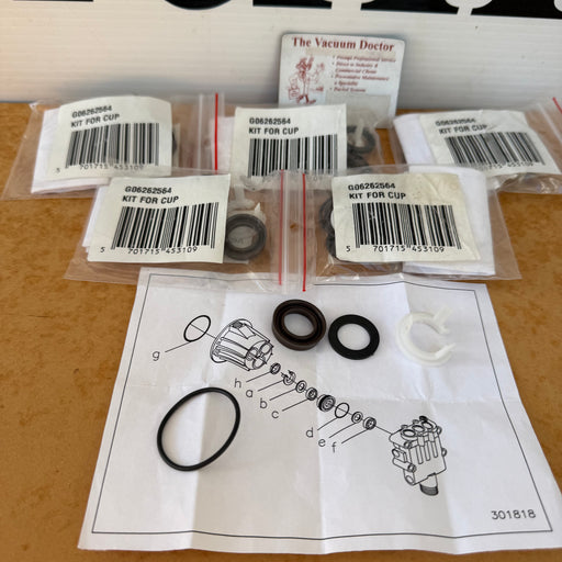 Gerni G4 12-190 Cold Water Pressure Washer Pump CUP Repair Kit - Several Available - This Part Is Officially Obsolete - The Vacuum Doctor