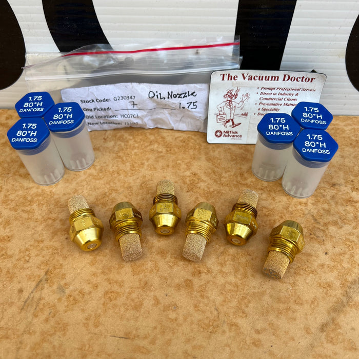 Danfoss Oil Burner Nozzle 1.75 US Gallon/Hr 80C For Hot Water Pressure Washer 4600 4800