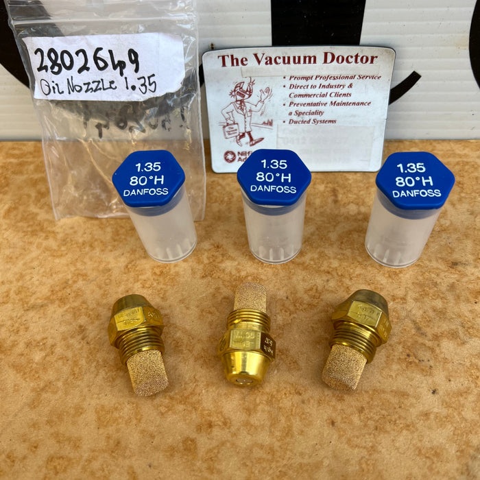 Danfoss Oil Burner Nozzle 1.35 US Gallon/Hr 80C For Hot Water Pressure Washer