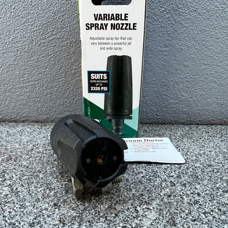 Gerni Variable Spray Tornado Pressure Washer Nozzle With Blue Dot