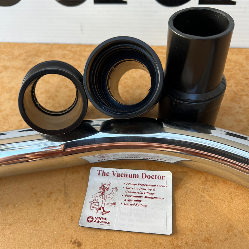 38mm Black Swivel PVC Hose Cuff For 38mm Plastic Vacuum Cleaner Hose