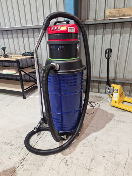 Kerrick VH JUMBOVAC Large Volume 200Litre Wet and Dry Vacuum Cleaner With 3 Motors