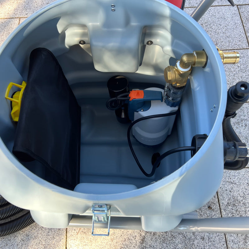 Kerrick KVAC59PE/P Dual Motor Commercial Wet Pick-Up Pump Out Vacuum Cleaner