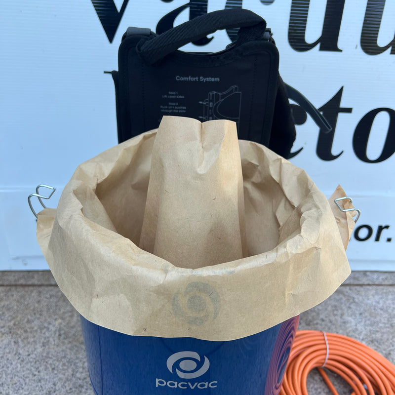 PACVAC Superpro 700 Duo BACKPACK Vacuum Cleaner For Where Spillage May Occur - The Vacuum Doctor