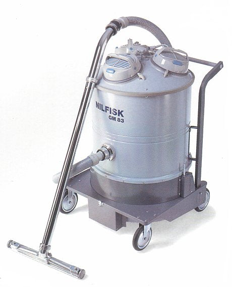 Nilfisk and Tellus Industrial Vacuum Cleaner 50mm Wand Silver Knurled Locking Ring ONE ONLY!