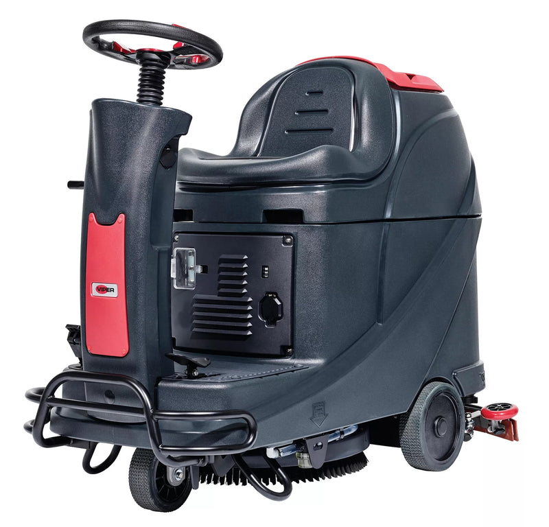 Viper AS530R Compact 24V Battery Powered Rider Scrubber-Drier With Single Disc Scrubbing Deck - FREE Aussie Delivery - Email Us For Your Price!