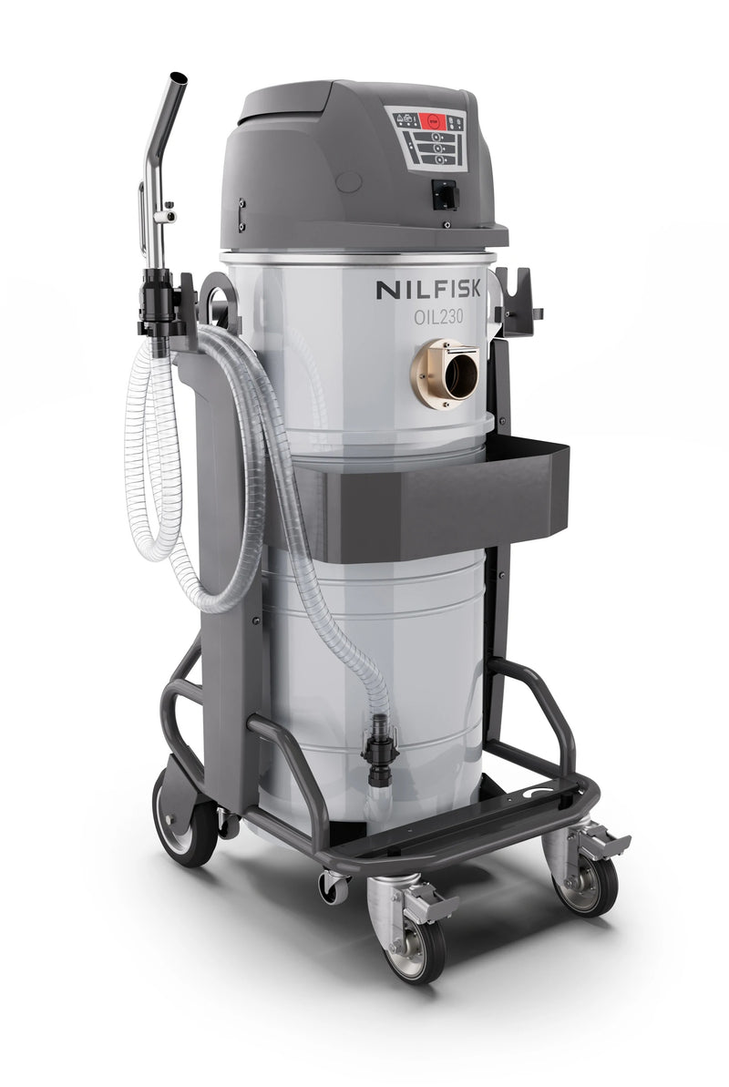 NILFISK OIL230 Oil and Chip Recovery 230V Single Phase Industrial Vacuum Cleaner - Contact Us For Price