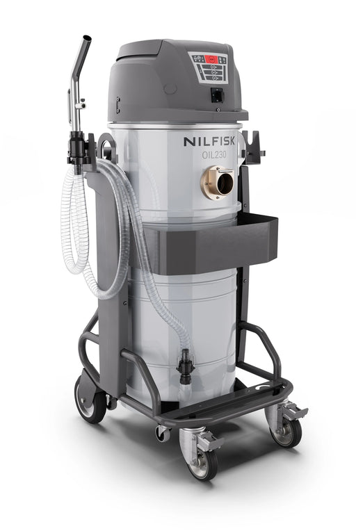 NILFISK OIL230 E X AU Oil and Chip Recovery 230V Single Phase Industrial Vacuum Cleaner - FULLY OPTIONED - The Vacuum Doctor