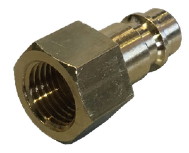 Brass 1/4" Quick Release Male Fitting For Kerrick Sabrina Solution Line and Handpiece and Wand - The Vacuum Doctor