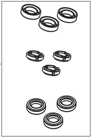 Gerni Classic 100.4 and 120.4 and 115.5 and 120.5 and 125.5 Domestic Pressure Washer Sealing Kit - The Vacuum Doctor