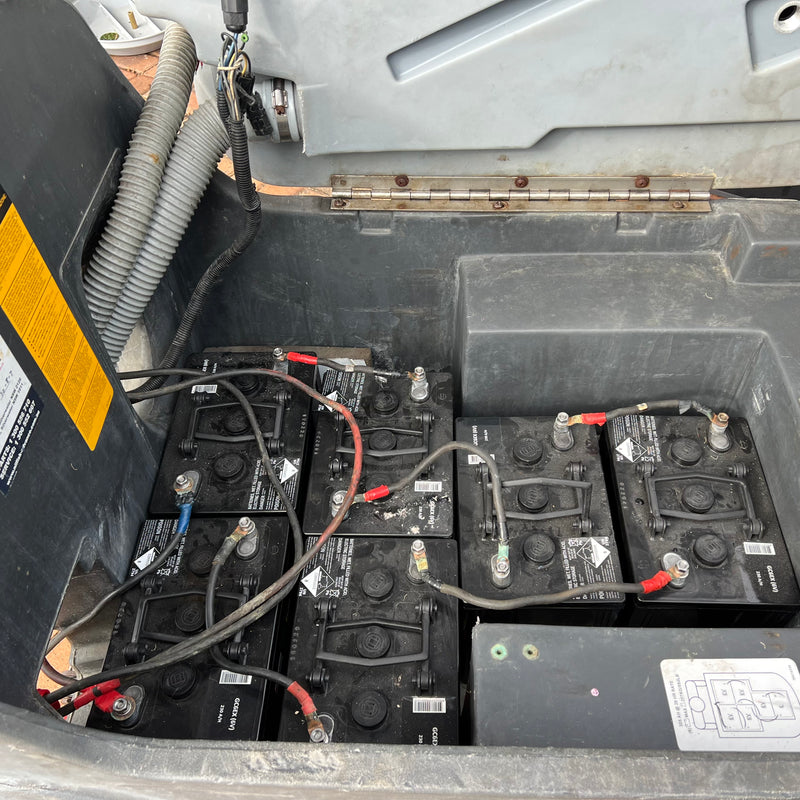 Secondhand Nilfisk BA855 36V Battery Operated Automatic Floor Scrubber Drier AS IS