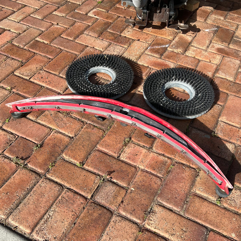 Secondhand Nilfisk BA855 36V Battery Operated Automatic Floor Scrubber Drier AS IS