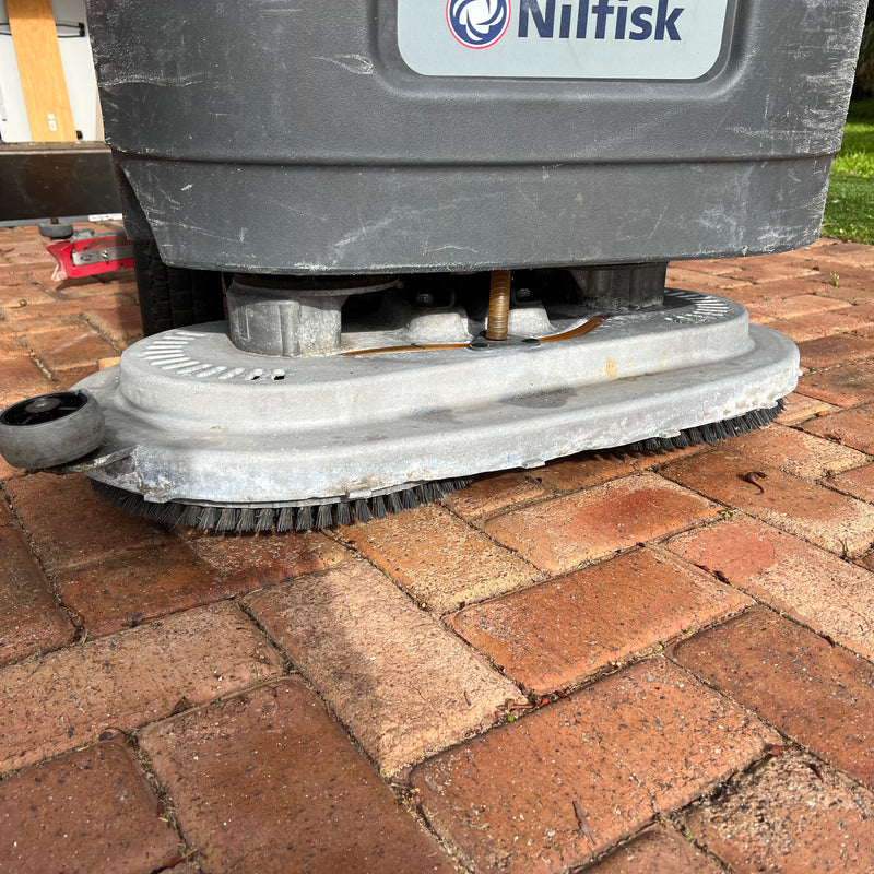 Secondhand Nilfisk BA855 36V Battery Operated Automatic Floor Scrubber Drier AS IS