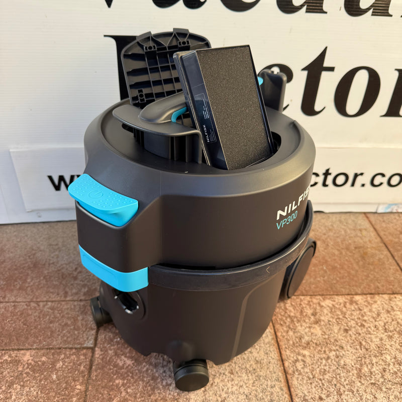 NEW GENERATION - More Attractive Improved 1200 Watt Nilfisk VP300 ECO Commercial Vacuum Cleaner
