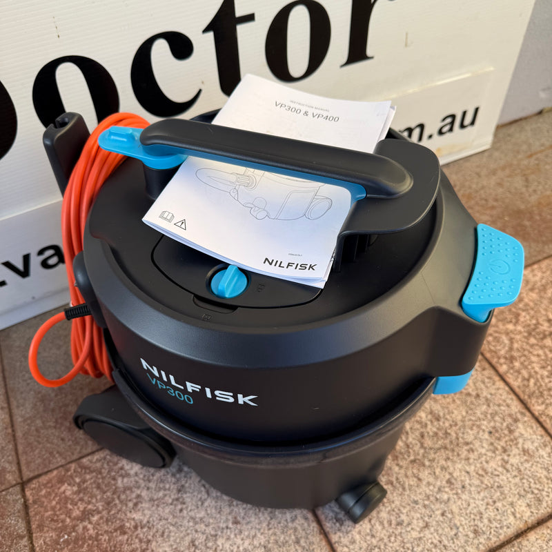 NEW GENERATION - More Attractive Improved 1200 Watt Nilfisk VP300 ECO Commercial Vacuum Cleaner