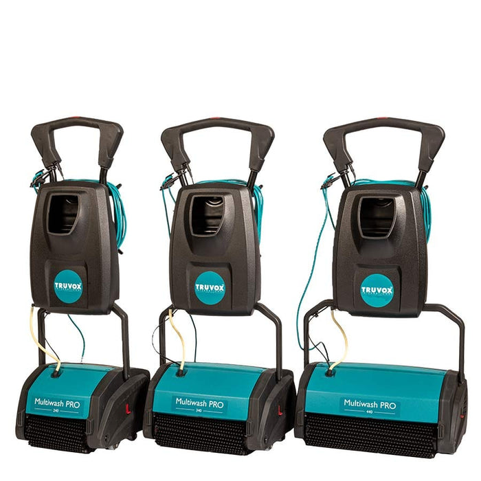 Truvox Multiwash PRO 340 Compact Floor Scrubber Carpet Cleaner With Solution Pump AND FREE TROLLEY!!