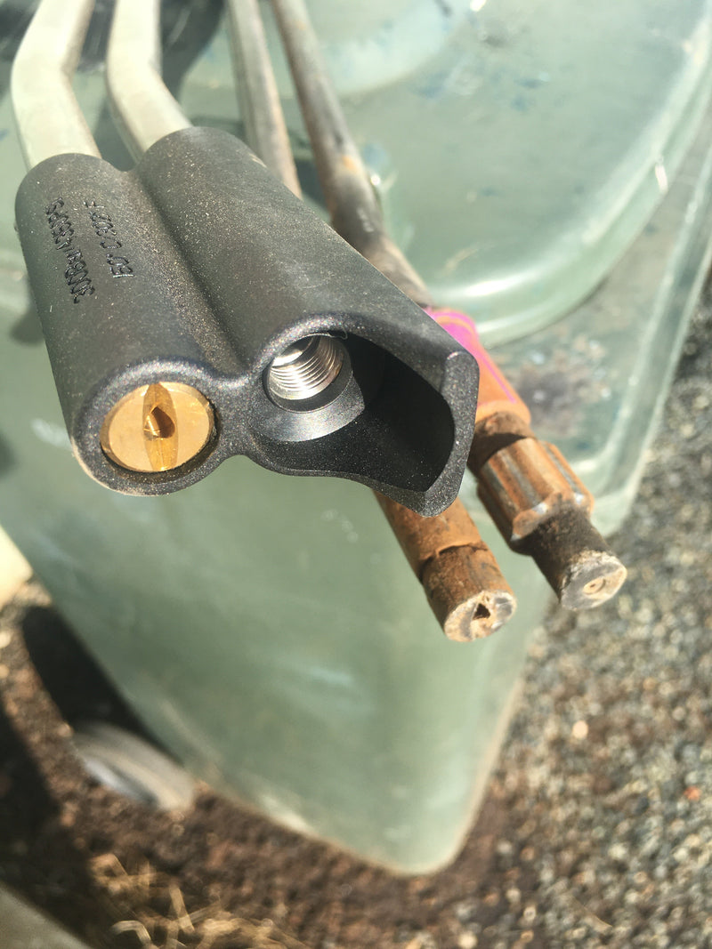 Gerni Tornado 0340 Nozzle With Violet Ring For The Plus 1120 Pressure Washer Lance With ERGO QR Fitting - TVD The Vacuum Doctor