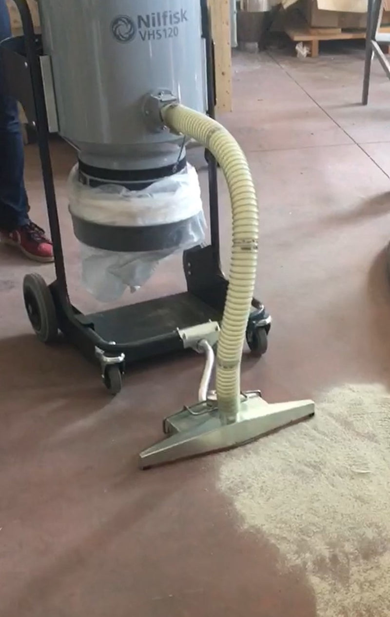 Nilfisk VHS 120 Industrial Vacuum Cleaner 50cm Fixed Floor Nozzle With 50mm Hose