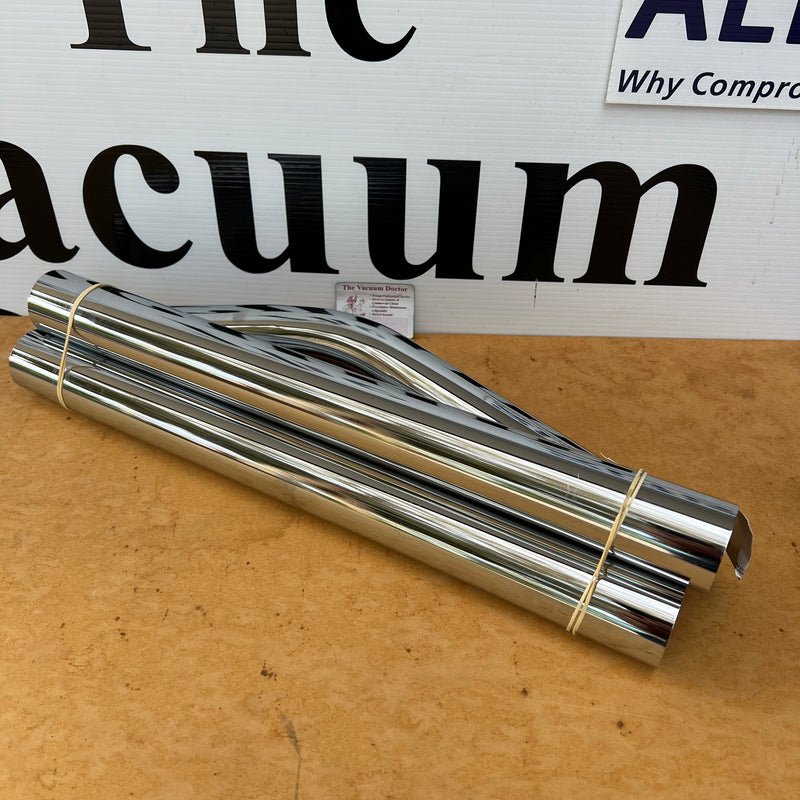 Kerrick JumboVac Vacuum Cleaner 50mm Hose Chrome Steel 3 Pce Bent Tube and Wand Set